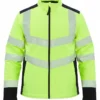 Neon Sarı Softshell Mont